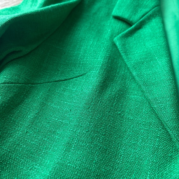 ☘️ Vintage Helene Straber Green Cropped Blazer ☘️ - Picture 7 of 8